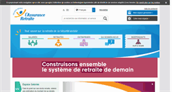 Desktop Screenshot of lassuranceretraite.fr